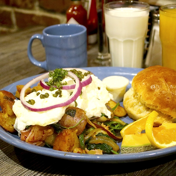 Smoked Salmon Skillet